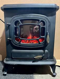 lot 107 image: Toasty Faux Coal Stove Electric Space Heater