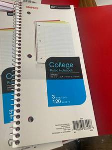 Three-Subject Notebooks