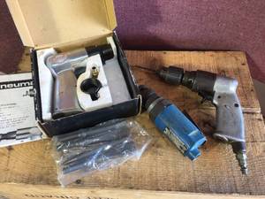lot 58 image: Pneumatic Air Drills & Chisel