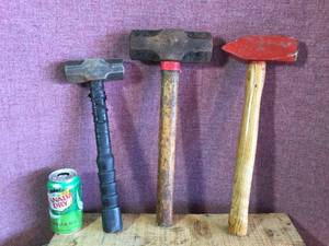 lot 59 image: 3 Sledge Hammers