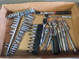 lot 145 image: Group Sockets - Ratchets - Extensions