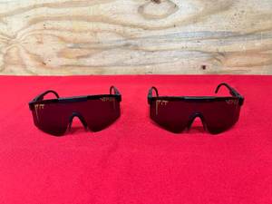lot 64 image: Pit Viper- Lot of 2 Pairs of Sunglasses (replicas)- Black