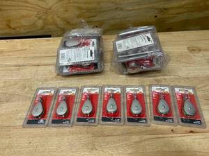 lot 67 image: ACE Lot of 1-14 Fixed Eye Die-Cast Zinc Pulleys