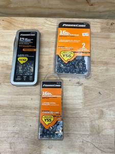 lot 68 image: Lot of 3 Chain Saw Chains