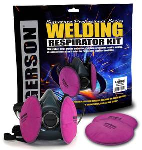 lot 44 image: GERSON Signature Welding Respirator Kit- Model 9359 (Size Large)
