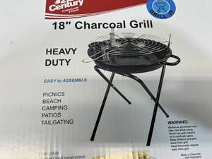 lot 104 image: 21st Century Heavy Duty 18 Charcoal Grill