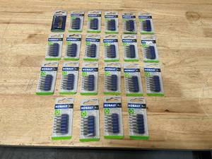lot 121 image: KOBALT Lot of 22 Packs of-  6pc Security Bit Sets