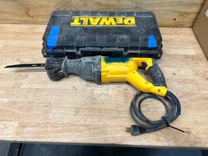 lot 127 image: DEWALT DWE305 Reciprocating Saw with Case