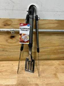 lot 131 image: Aluminum Grilling Tool Set