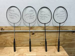 lot 133 image: TRIUMPH Lot of 4- Badminton Racquets with Storage Bag