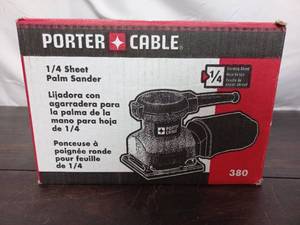lot 57 image: Porter Cable Palm Sander