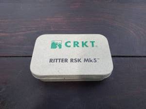 lot 66 image: CRKT Ritter RSK Mk5 Knife With Tin