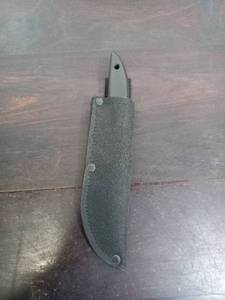 lot 90 image: Cold Steel Belt Knife With Sheath
