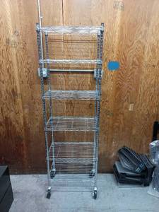 lot 185 image: Stainless Steel Shelving