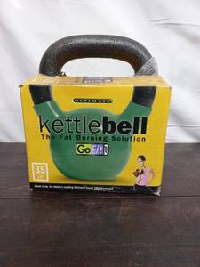 lot 214 image: GOFit 35 LB Kettlebell