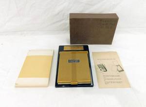 lot 9 image: Vintage 1953 Franchise Desk Pad with Extra Notepad
