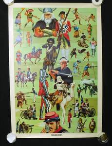 lot 42 image: Vintage Warriors Poster