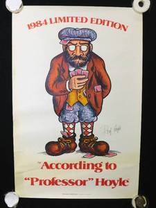 lot 40 image: Lot of 7 Vintage 1984 Limited Edition According to Professor Hoyle Posters