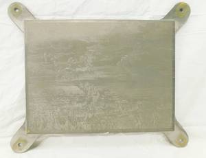 lot 21 image: Vintage David Maass Friendly Territory Magnesium Embossing Plate