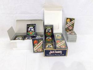 lot 68 image: Lot of 12 Various Vintage 1997 Hoyle Jack Daniels Playing Cards