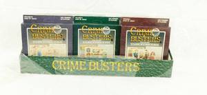 lot 86 image: Lot of 17 Vintage 1986 Crime Busters Games in Display Box