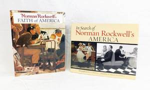 lot 84 image: Lot of 2 Norman Rockwell Books