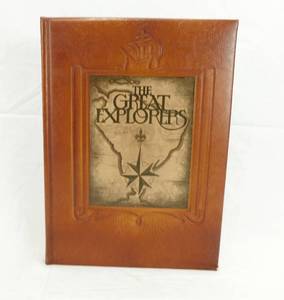 lot 85 image: Vintage 1979 The Great Explorers by Piers Pennington Leather Bound Book