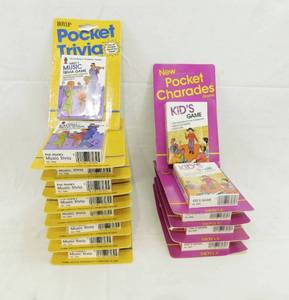 lot 90 image: Lot of 14 Vintage 1980s Pocket Games