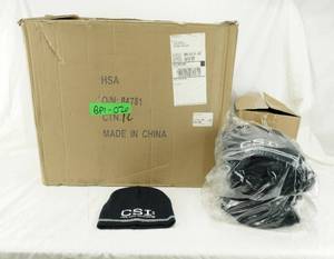 lot 29 image: Case of 1 Gross Navy and White CSI - Crime Scene Investigation Knit Beanies
