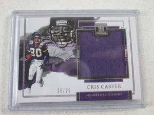lot 26 image: 2018 Panini Cris Carter 2525 Play...