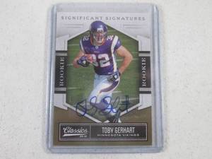 lot 30 image: 2010 Panini Toby Gerhart Autographe...