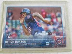 lot 40 image: 2015 Topps Byron Buxton Rookie Card...