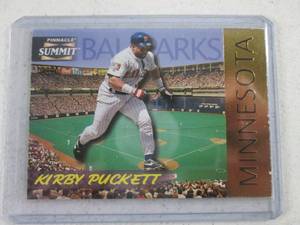lot 41 image: 1996 Pinnacle Summit Kirby Puckett ...