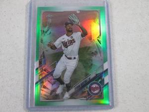 lot 44 image: 2021 Topps Chrome Byron Buxton Gree...