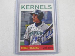 lot 48 image: 2013 Topps Heritage Jorge Polanco C...