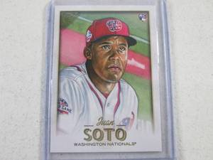 lot 57 image: 2018 Topps Gallery Juan Soto RC Car...