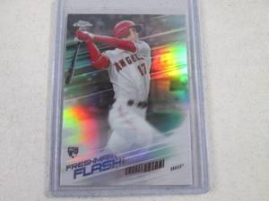 lot 59 image: 2018 Topps Chrome Shohei Ohtani Ref...