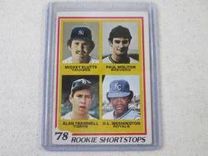 lot 72 image: 1978 Topps Rookie Short Stops Card...