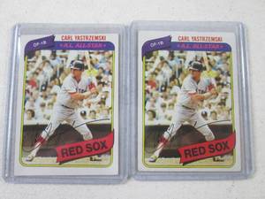 lot 74 image: 2 - 1980 Topps Carl Yastrzemski A.L...