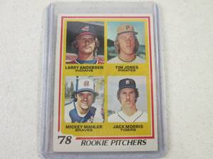 lot 81 image: 1978 Topps Rookie Pitchers Card...
