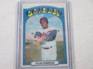 lot 94 image: 1972 Topps Frank Robinson Card...