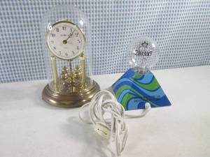(BS) Howard Miller Clock with Glass...