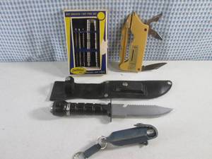 (CSB) Knife with Sheath - Vintage N...