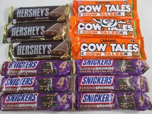 (B-1) 12 Assorted Candy Bars In Dat...