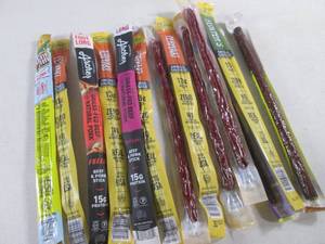 (B-1) 12 Assorted Smoked Snack Stic...
