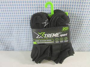 (H-1) 20 Pair Pack Xtreme Sport Lad...