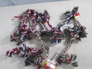 (EC1) Lot of 12 Dog Toy Rope Bones ...