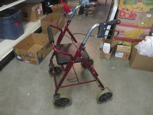 (EW7) Rolling Walker with Brakes an...