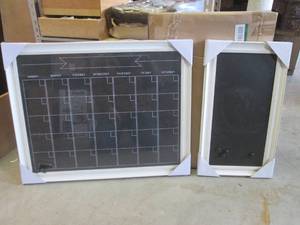 (C-2) Framed Magnetic Chalkboard Ca...