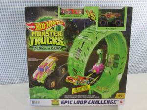 (F-0) Hot Wheels Monster Truck Glow...